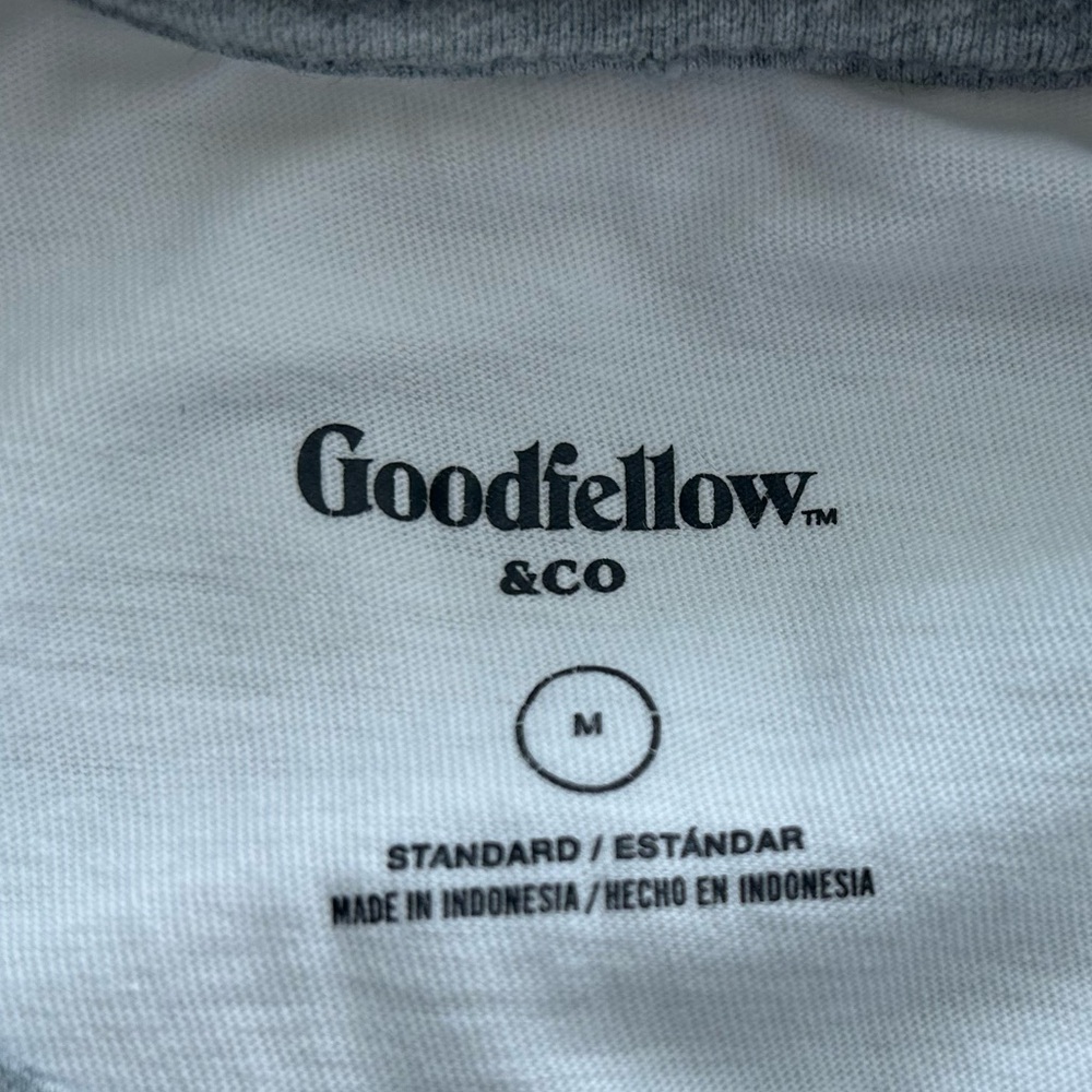 Goodfellow Women’s Medium Band Tee Long Sleeve Cropped Top - Picture 4 of 4